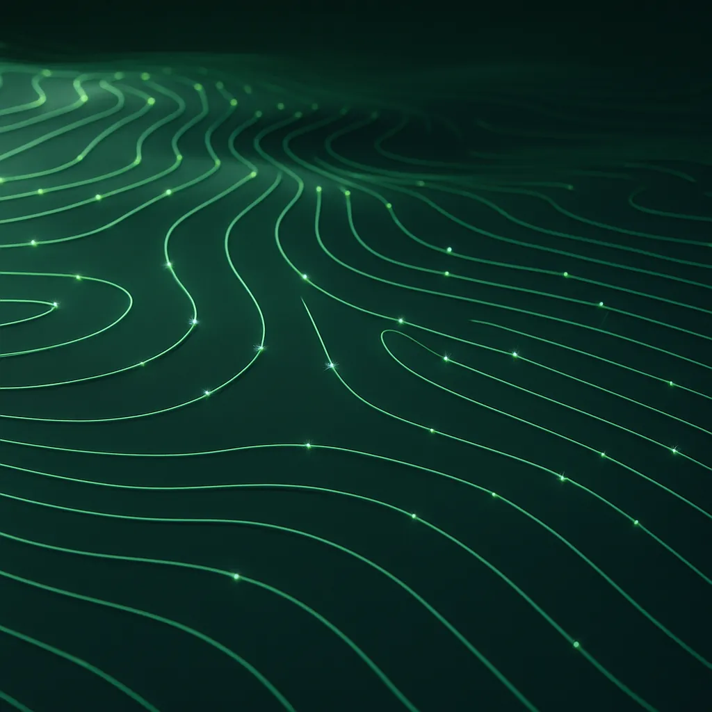 Geospatial grid background